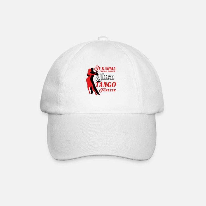 Tango, Tango Tänzer - Baseball Cap - white/white