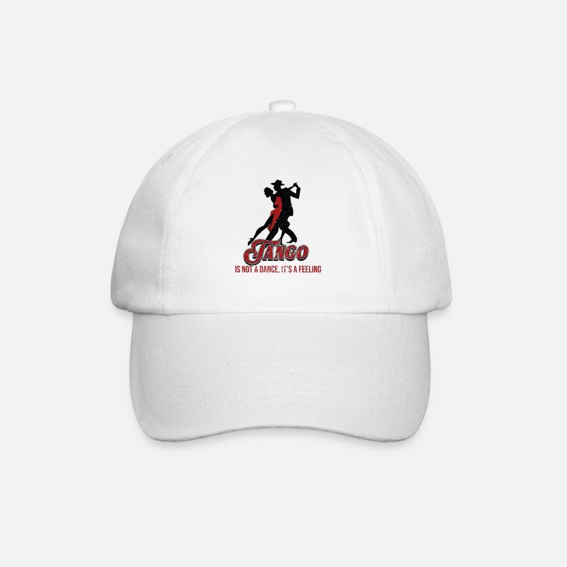 Tango, Tango Tänzer - Baseballkappe - Weiß/Weiß