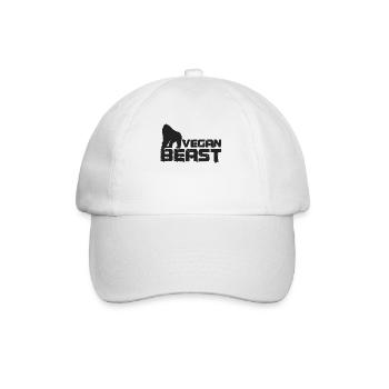 Bête végétalienne forte - Casquette classique - blanc/blanc - Devant