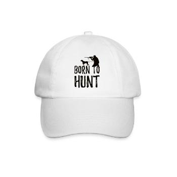 Hunter hunting hunting - Baseball Cap - white/white - Front