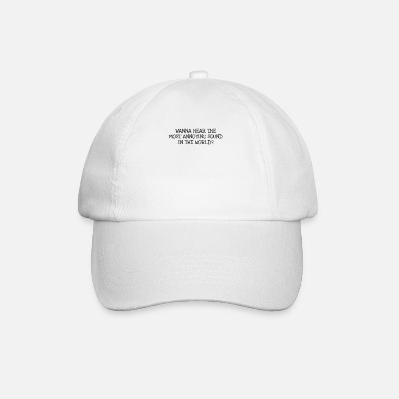 Son ennuyeux - Casquette classique - blanc/blanc