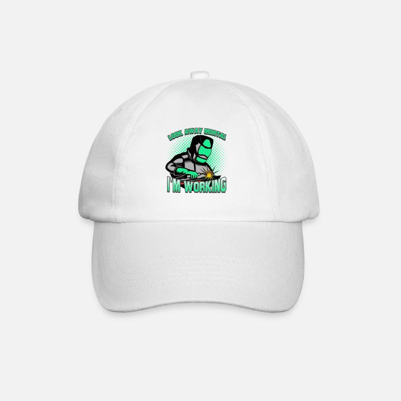 Welding - Baseball Cap - white/white