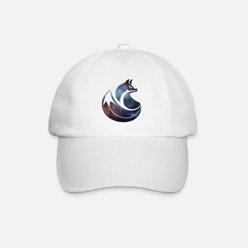 fox star constellation | Zodiac sign Fox - Baseball Cap - white/white