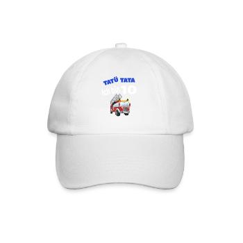 10. Geburtstag Feuerwehr Geschenk - Baseballkappe - Weiß/Weiß - Vorne