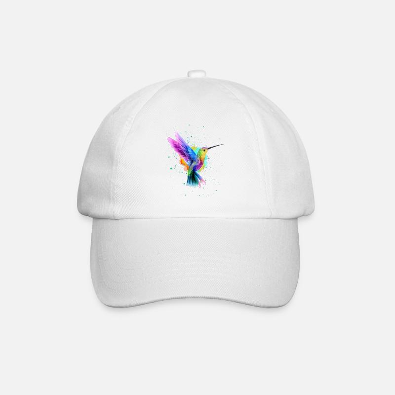 Kolibri - Baseballkappe - Weiß/Weiß