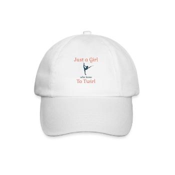 Baton Twirling Dancing Gymnast Gift - Casquette classique - blanc/blanc - Devant