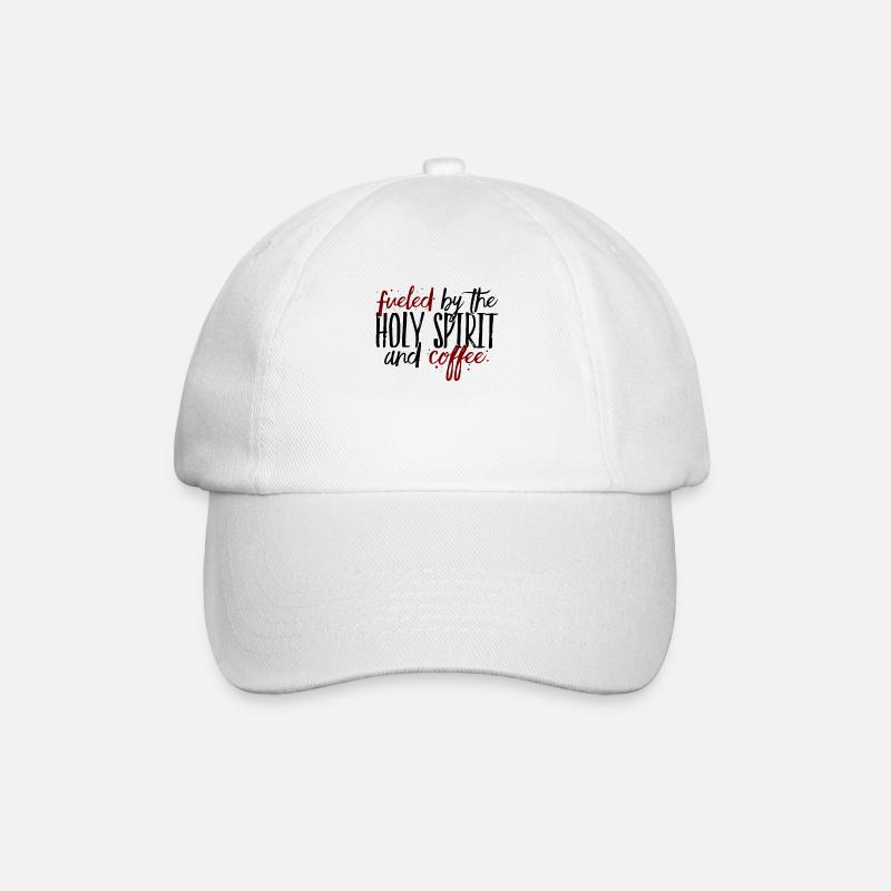 CAFÉ / JÉSUS: Saint-Esprit et café - Casquette classique - blanc/blanc