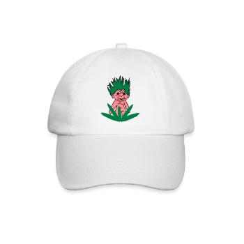 Troll yourself out! - Baseball Cap - white/white - Front