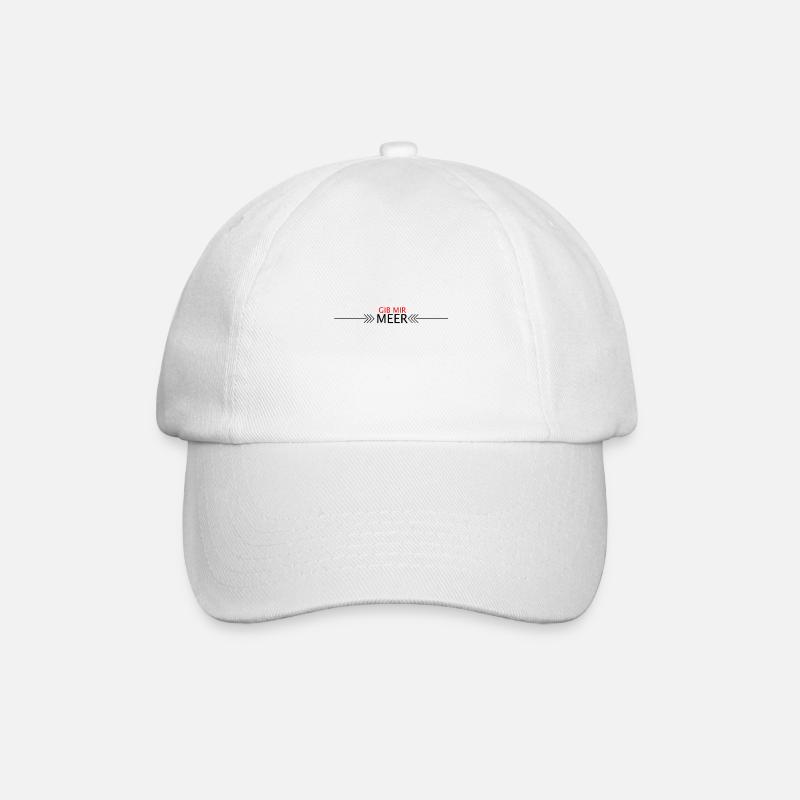 MEER - Baseballkappe - Weiß/Weiß