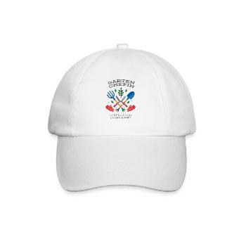 Garten Chefin Gärtnerin aus Leidenschaft Gärtnern - Baseballkappe - Weiß/Weiß - Vorne