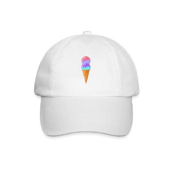 Cornet de crème glacée 10 - Casquette classique - blanc/blanc - Devant