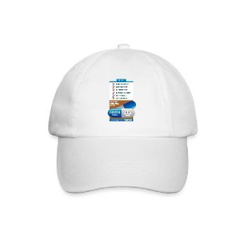 Fukitol Prescription funny physician gift - Baseball Cap - white/white - Front