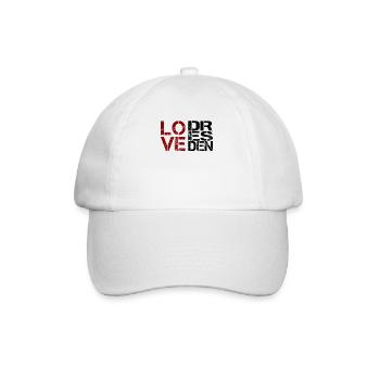 I love Dresden - J’aime Dresde - Ma ville - Casquette classique - blanc/blanc - Devant
