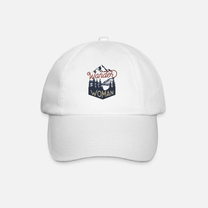 Wander Woman - Baseballkappe - Weiß/Weiß