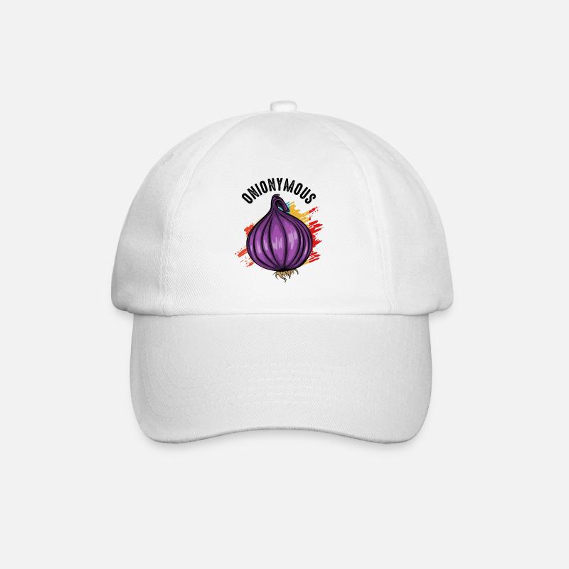 Onion onions - Baseball Cap - white/white
