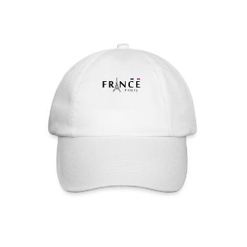 FRANCE PARIS - Baseball Cap - white/white - Front