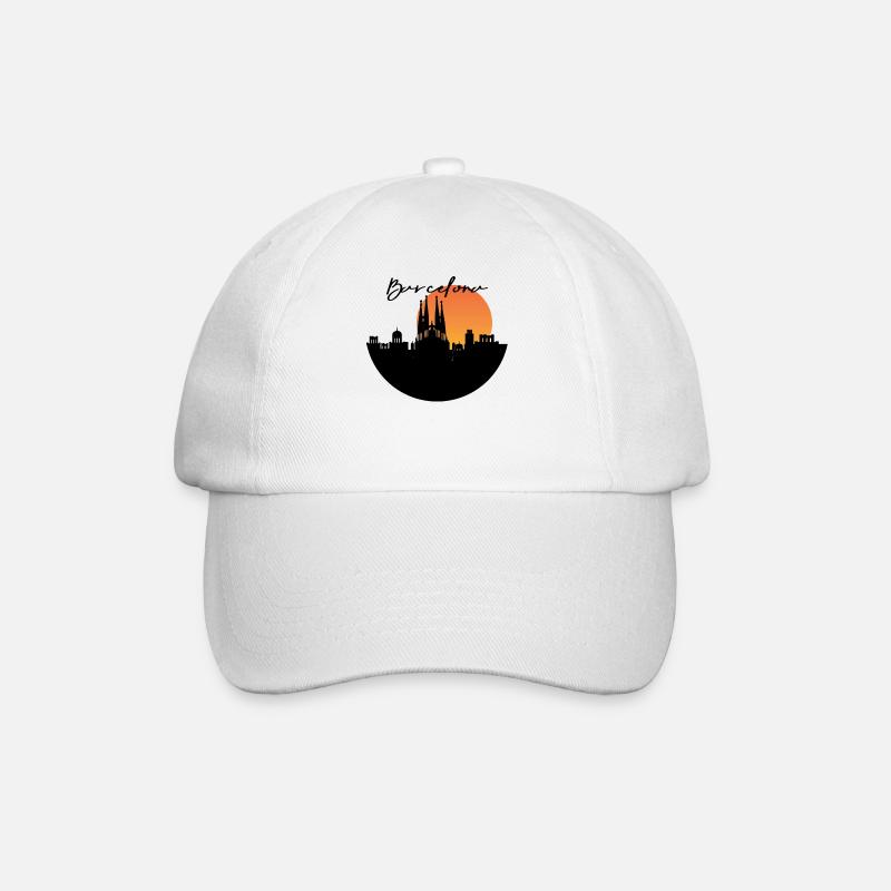 Voyage à Barcelone - Casquette classique - blanc/blanc