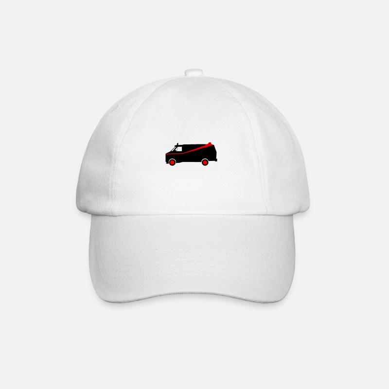 A Team GMC Vandura - Baseballkappe - Weiß/Weiß