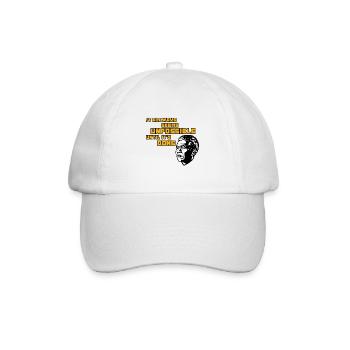 It always seems unpossible until it's done! - Baseball Cap - white/white - Front