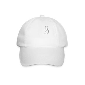 Loup dans la poche Doux Loup loup - Casquette classique - blanc/blanc - Devant