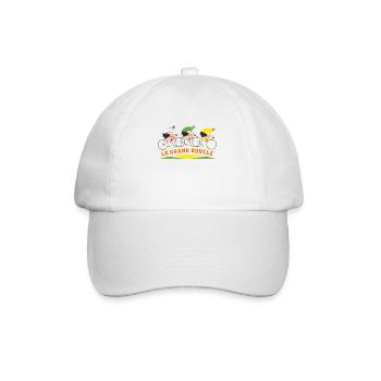 France, France white, France dotted - Baseball Cap - white/white - Front