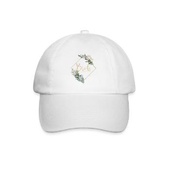 Team Bride Greenery 1 - Baseball Cap - white/white - Front