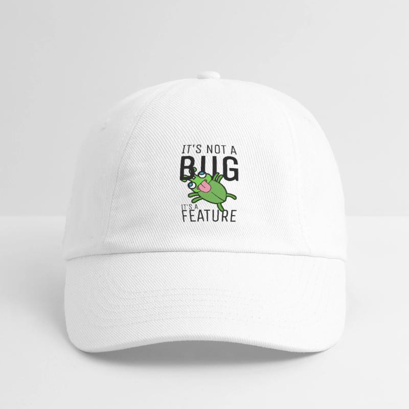 Not a Bug It's a Feature Developer Coder Baseballkappe