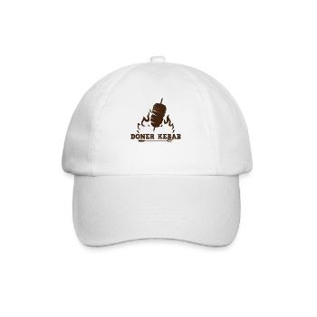 Döner Kebap - Casquette classique - blanc/blanc - Devant