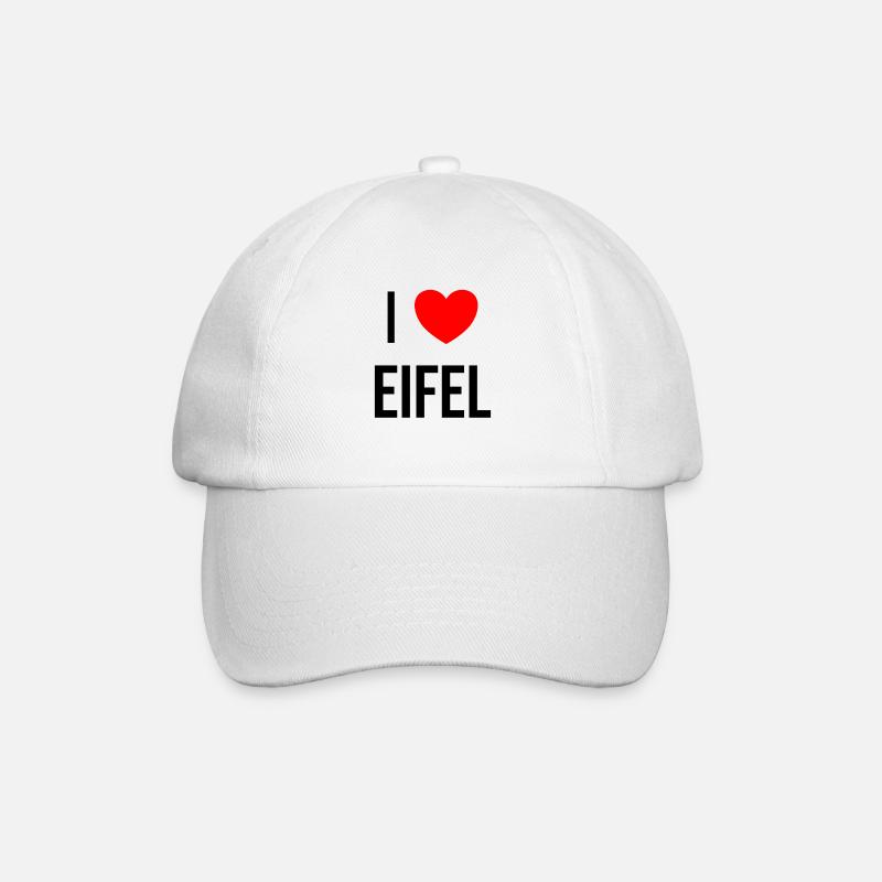 Eifel! - Baseballkappe - Weiß/Weiß