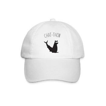 Chat-Thon - Casquette classique - blanc/blanc - Devant