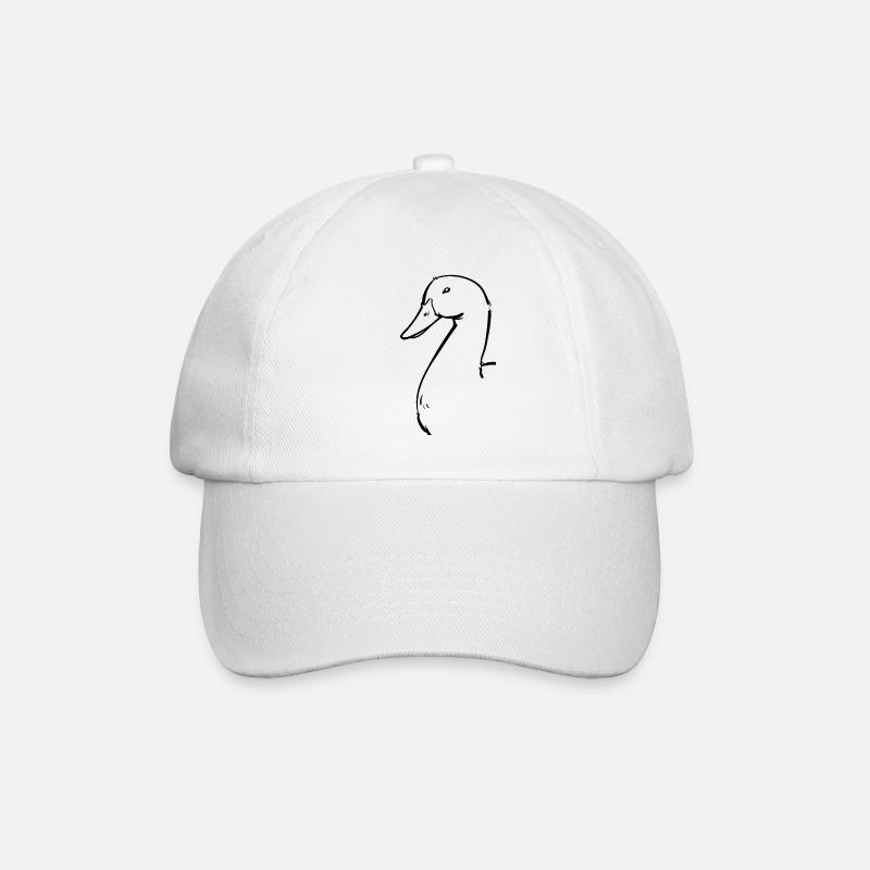 Sweet ducks duck motif duck gift - Baseball Cap - white/white