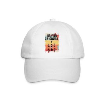 Keep Calm And Dance Salsa - Baseball Cap - white/white - Front