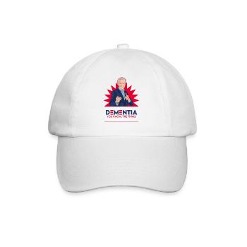 Joe Biden, vous connaissez la démence - Casquette classique - blanc/blanc - Devant