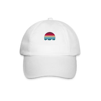Vagues pastel - Casquette classique - blanc/blanc - Devant