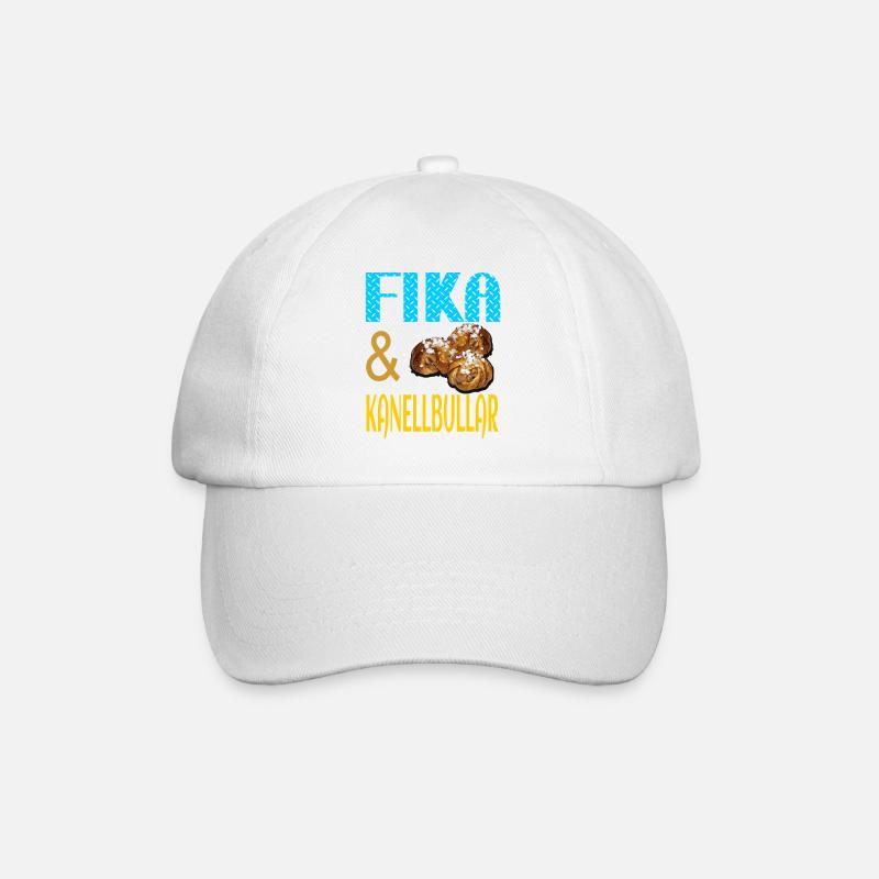 Fika - Baseballkappe - Weiß/Weiß