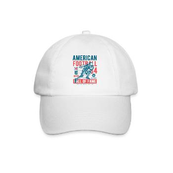 Football américain, mur de la renommée - Super américain - Casquette classique - blanc/blanc - Devant