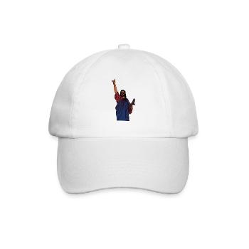 Jesus skates – Le style sacré sur la planche - Casquette classique - blanc/blanc - Devant