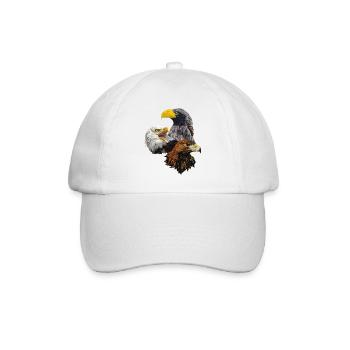 Birds of prey - Baseball Cap - white/white - Front
