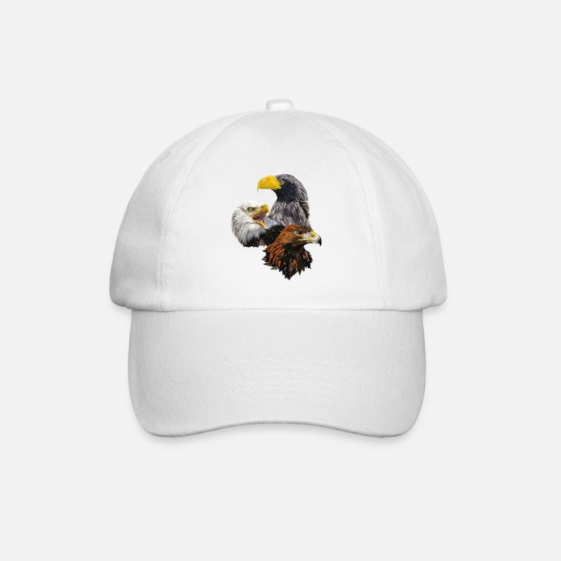 Oiseaux de proie - Casquette classique - blanc/blanc