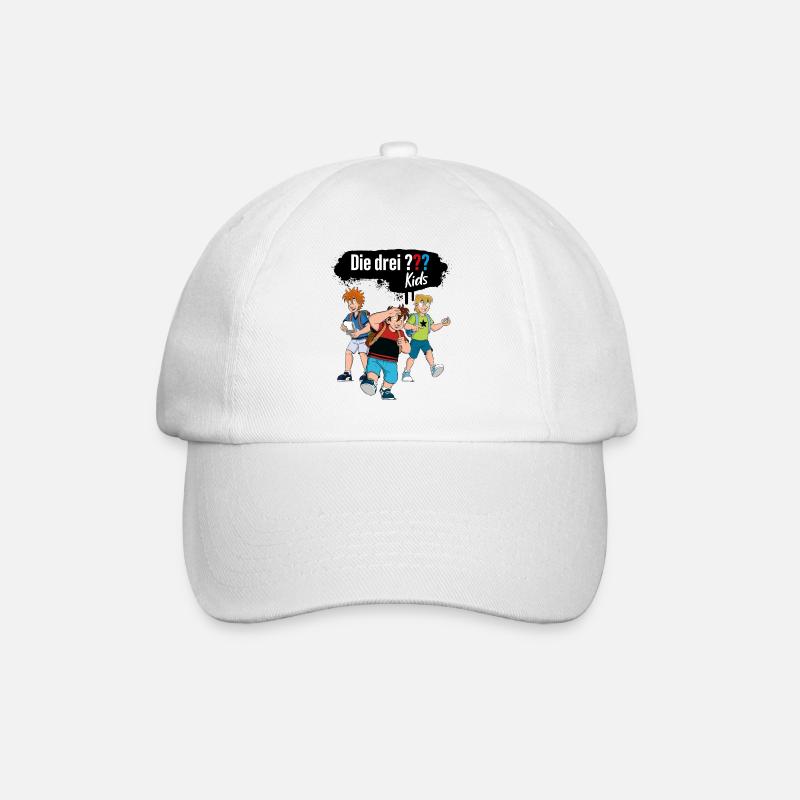 Les Trois ??? Zone de couleur Kids Detectives - Casquette classique - blanc/blanc