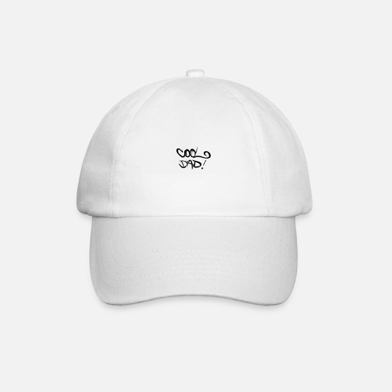COOL DAD - Baseball Cap - white/white