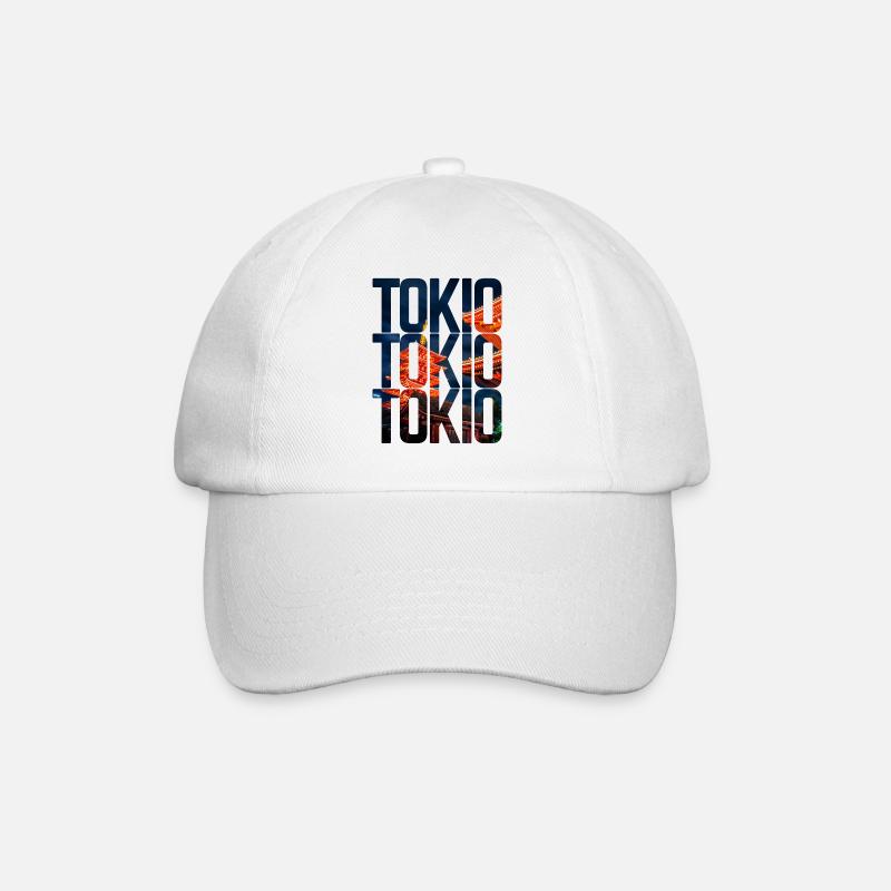 Tokio - Baseballkappe - Weiß/Weiß