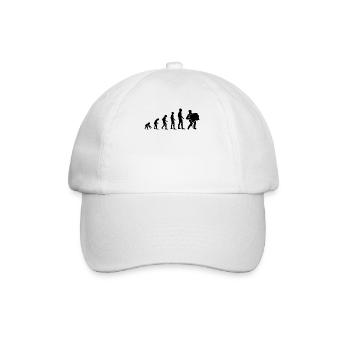 Accordion accordionist accordion gift - Baseball Cap - white/white - Front