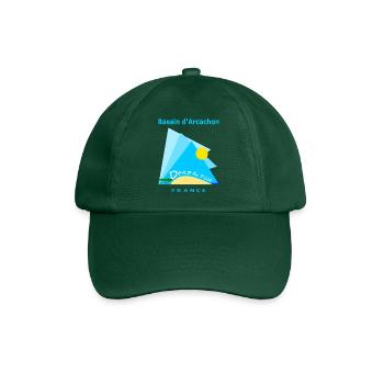 Dune du Pilat, France - Baseball Cap - bottle green - Front