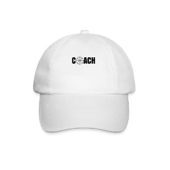 Basketball coach basketball coach coach team - Baseball Cap - white/white - Front