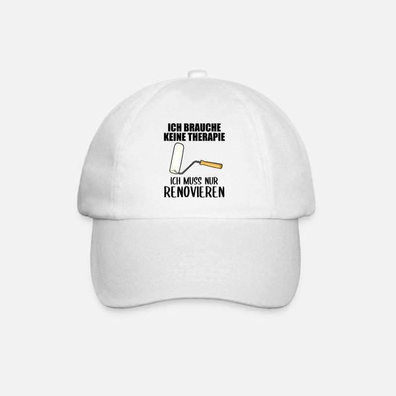 Renovieren Renovierung Lustiger Spruch Geschenk - Baseballkappe - Weiß/Weiß