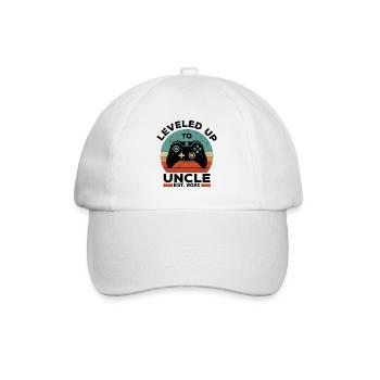 Onkel 2021 - Baseballkappe - Weiß/Weiß - Vorne