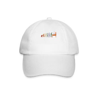 Jeu d'arcade flipper flipper rétro - Casquette classique - blanc/blanc - Devant