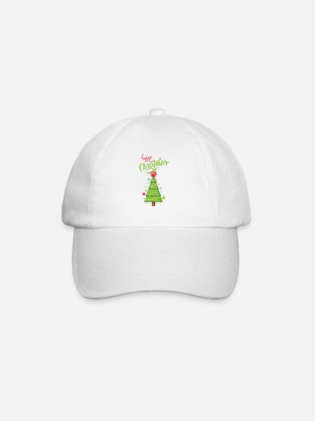 Hygge Christmas - Baseballkappe - Weiß/Weiß
