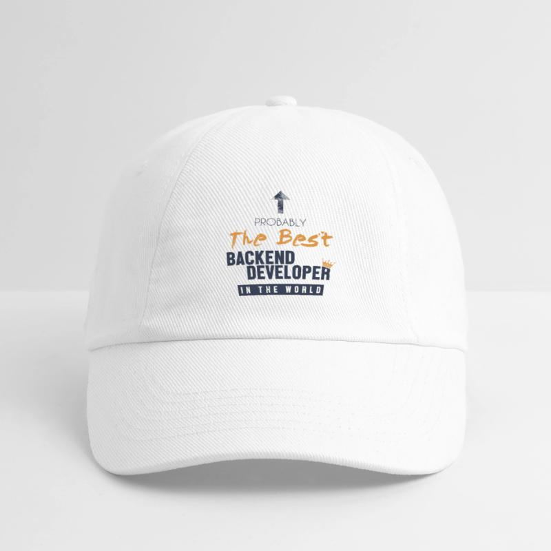 Best Backend Developer World Developer Coder Baseballkappe